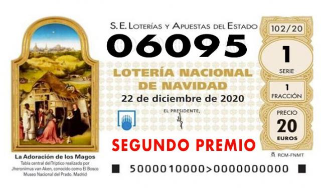 LOTERÍA DE NAVIDAD | Ya ha salido el segundo premio: 6.095