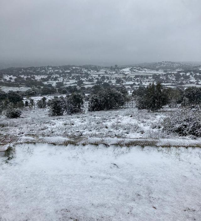 VÍDEO Y FOTOS | Así se ve la Sierra de San Vicente nevada desde la Atalaya de Segurilla