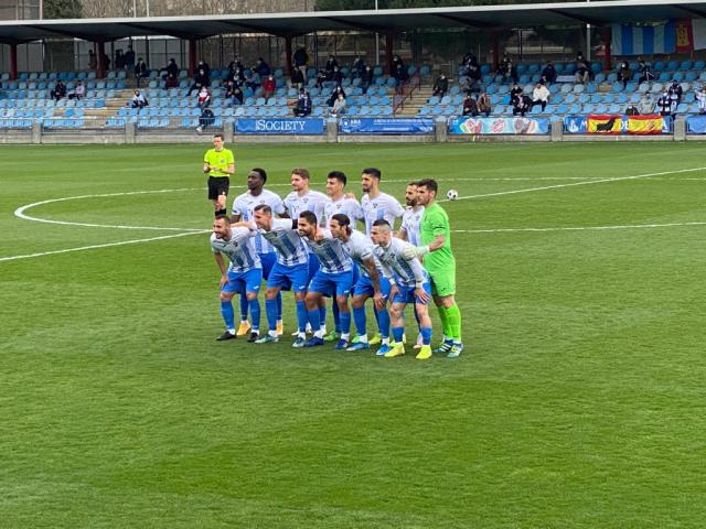 El once inicial del CF Talavera