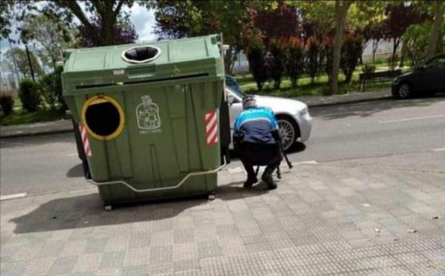 Esta foto no es en Talavera... pero sí hay controles