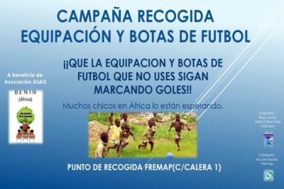 El Soliss FS Talavera lanza una campaña de recogida de material deportivo