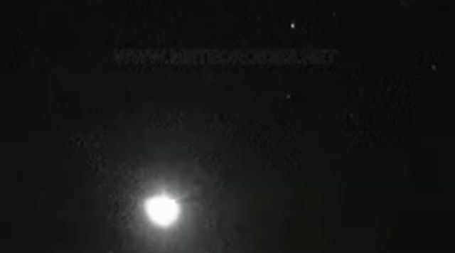 La roca de un cometa se desintegra sobre Castilla-La Mancha