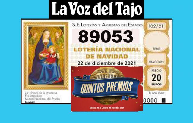 Sale el sexto 'quinto premio': 89.053