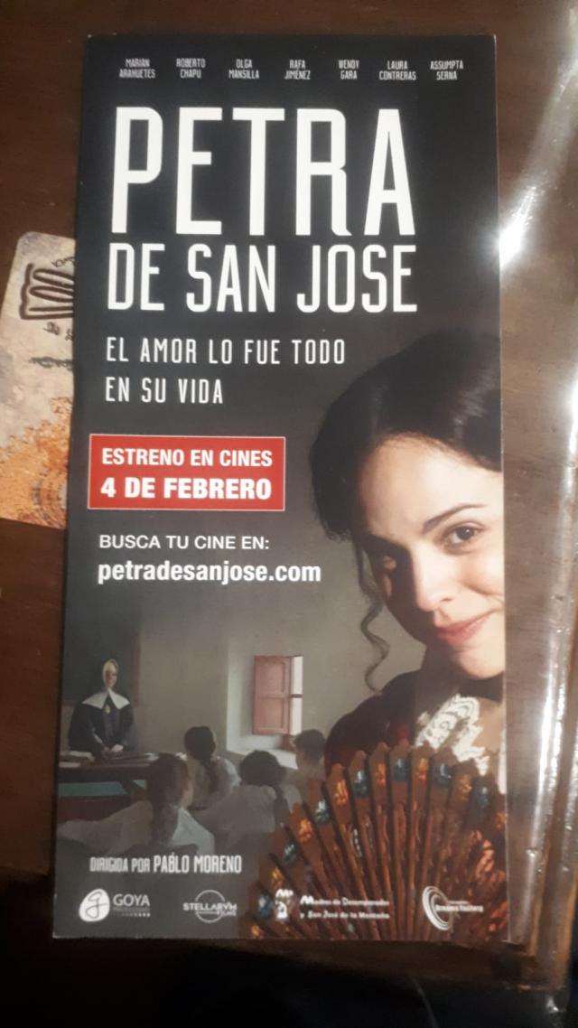 El próximo 4 de febrero se estrena en cines ‘Petra de San José’