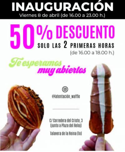 ¿Quieres divertirte comiendo? En La Tentación Waffle te esperan muy abiertos