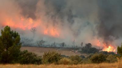 Así evolucionan los incendios de Cebreros y Monfragüe