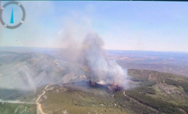 El fuego no da tregua: nuevo incendio en Sevilleja de la Jara