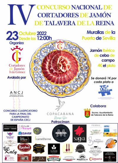 No te pierdas el IV concurso de cortadores de jamón de Talavera