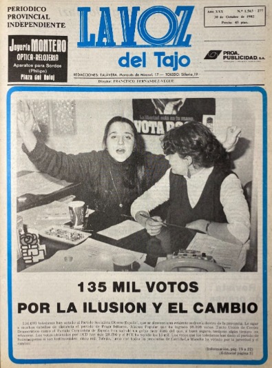 Hace casi 40 años cerca de 135 toledanos votaron “por la ilusión y el cambio”