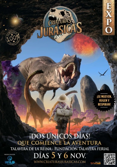 Este fin de semana no te puedes perder la gran exposición ‘Criaturas Jurásicas’