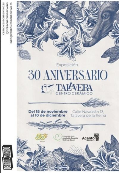 El Centro Cerámico celebra su 30 aniversario con una exposición solidaria