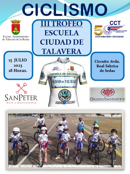 El III Trofeo Ciudad de Talavera concentrará al ciclismo escolar castellanomanchego