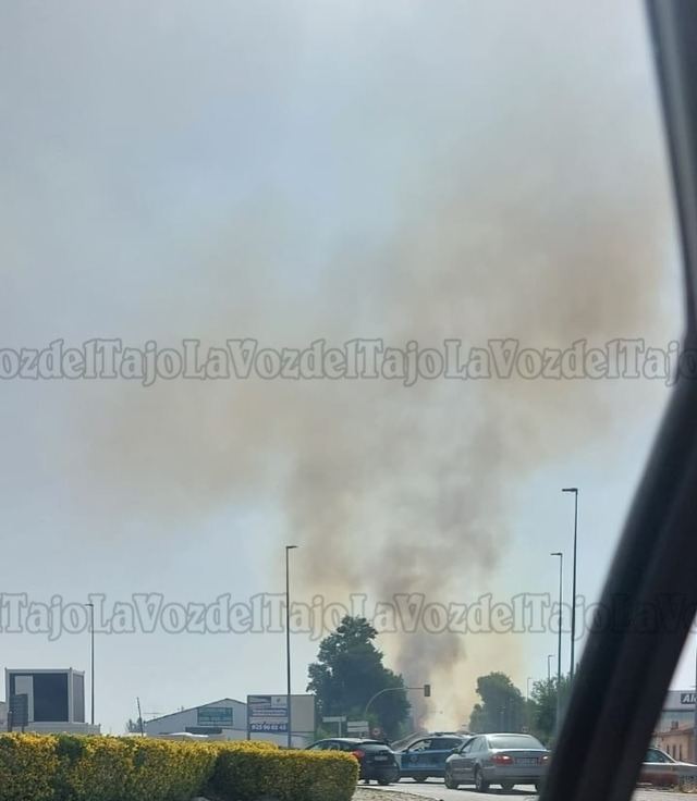 Controlado el incendio agrícola de Talavera