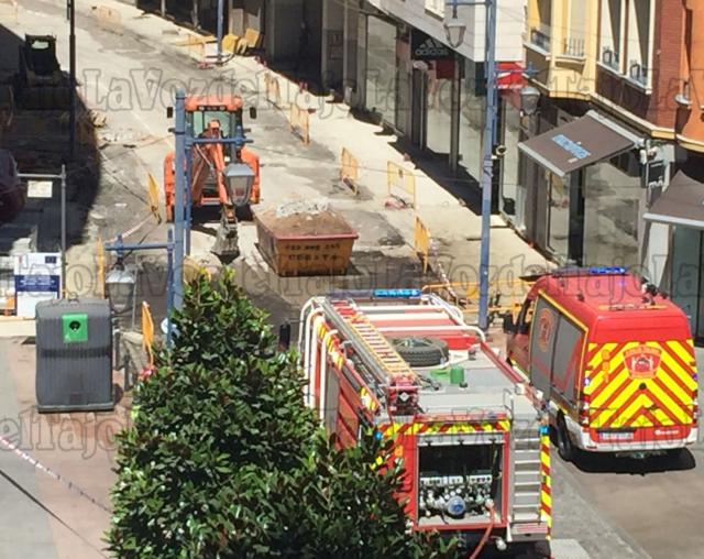 Susto en Talavera: acordonan una céntrica calle por una fuga de gas