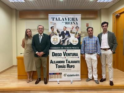 Diego Ventura, Alejandro Talavante y Tomás Rufo torearán en las Ferias de San Mateo