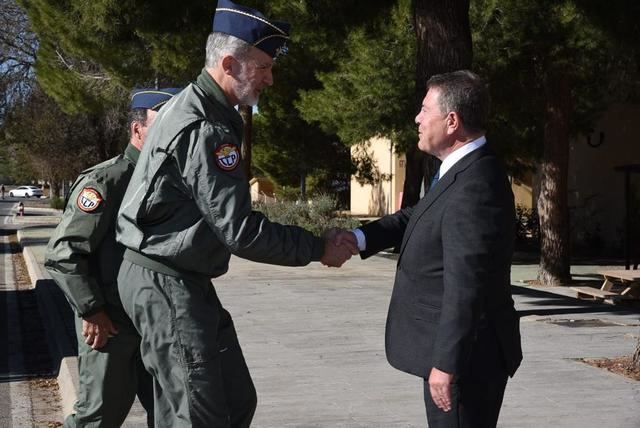 El Rey Felipe VI visita la Base Aérea de Albacete