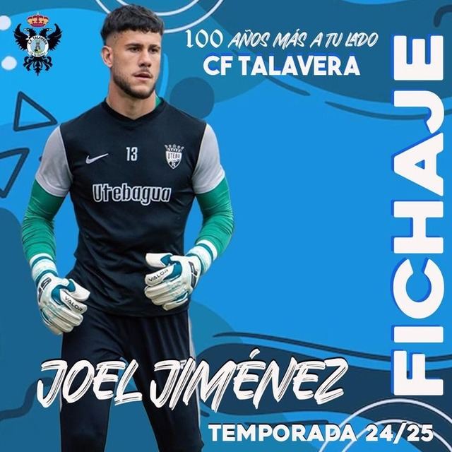 Joel Jiménez, nuevo portero del CF Talavera