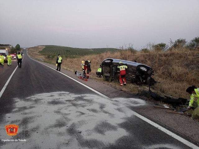 Un muerto y un herido grave en un accidente en un pueblo de Toledo