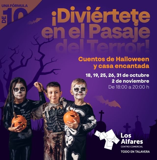 Los Alfares revela su espeluznante programación de Halloween para los más pequeños de la casa