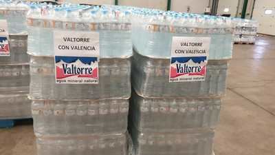 Agua Valtorre dona 50.000 litros de agua para ayudar a los afectados por la DANA en la Comunidad Valenciana