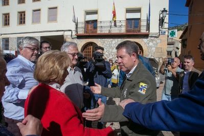 Las sorprendentes y sinceras declaraciones de un vecino de Mira a García-Page: "No le he votado, pero es un gran presidente"