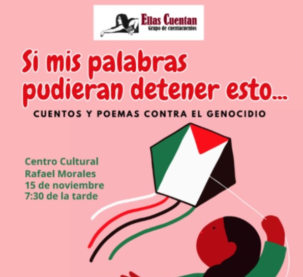 El grupo de narradoras orales 'Ellas Cuentan' realizará un evento a beneficio del trabajo que Médicos Sin Fronteras está realizando en GAZA