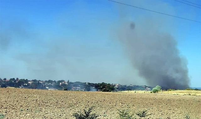 Controlados los dos incendios declarados hoy en Escalona (Toledo)