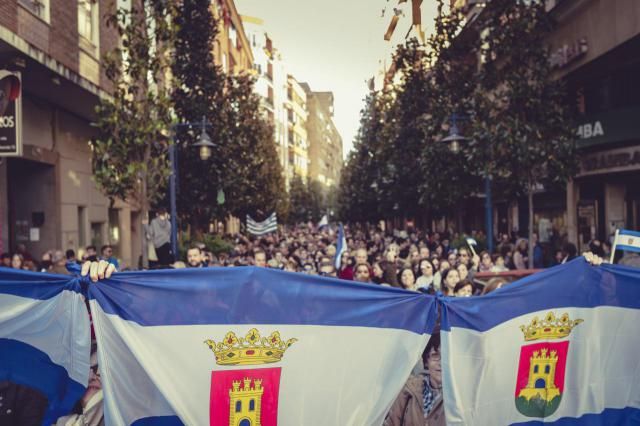 Manifestación en Talavera, el 11 de noviembre de 2017