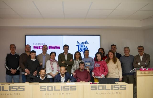 La Vuelta del Tajo entrega su recaudación a 3 entidades sociales en la sede de Soliss