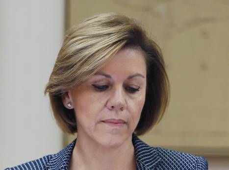 La secretaria general del PP y ministra de Defensa, María Dolores de Cospedal