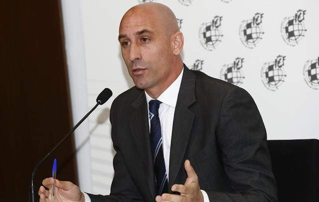 El presidente de la RFEF Luis Rubiales