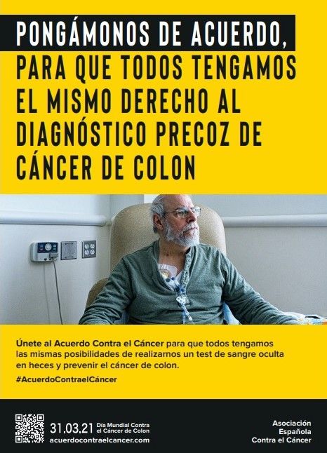 CÁNCER DE COLON | La AECC señala la inequidad en los programas de cribado y piden que se mantengan a pesar de la pandemia