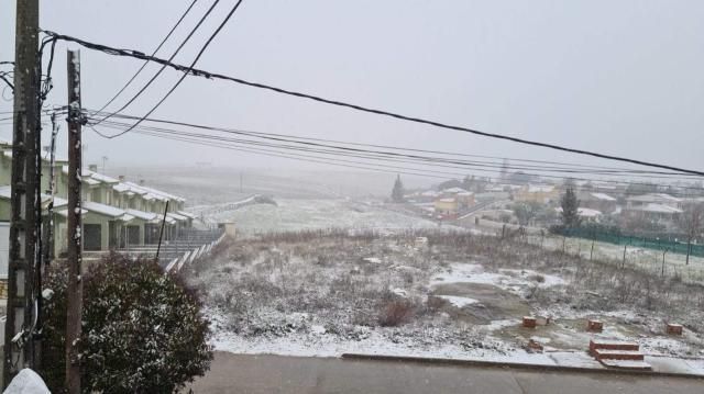 NIEVE | Empieza a cuajar en El Casar de Escalona (vídeo y fotos)