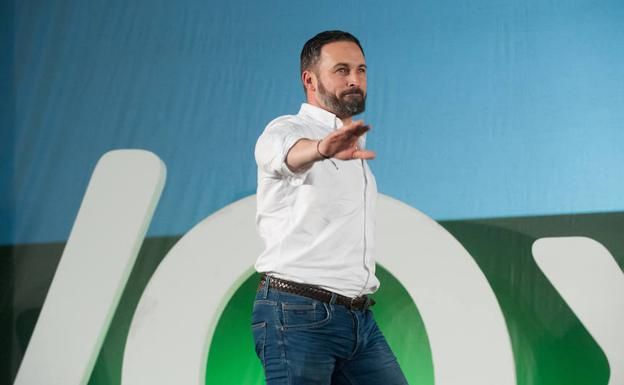 Santiago Abascal en u acto en Murcia | Archivo | Europa Press