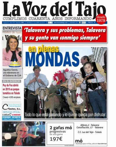 Portada abril | Talavera en Mondas -y la entrevista a 'Tita' García-