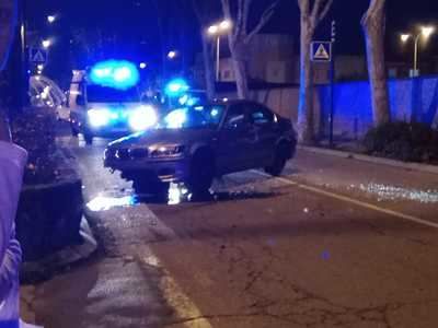 Accidente de tráfico en la calle Capitán Cortés