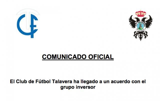 FÚTBOL | El CF Talavera confirma la información de La Voz del Tajo: HAY ACUERDO