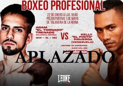 Adam Trenado aplaza su combate por el positivo en covid-19 de su rival