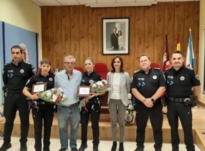 Dos policías de Talavera salvan la vida a un excompañero