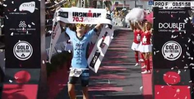 Triunfo de Alarza en su debut en el Ironman 70.3 de Cascais