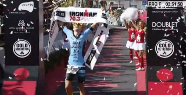 Triunfo de Alarza en su debut en el Ironman 70.3 de Cascais