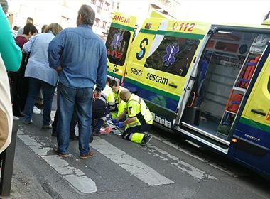 Una mujer herida al ser atropellada en un paso de peatones en Talavera