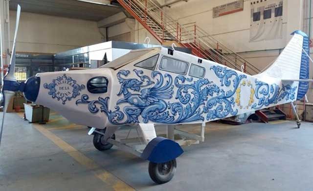 La avioneta de Harinera Talaverana ya está restaurada