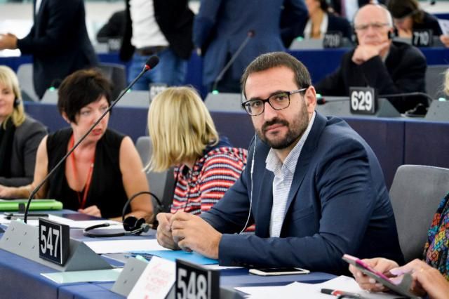 El socialista Sergio Gutiérrez, en el Parlamento Europeo / Archivo