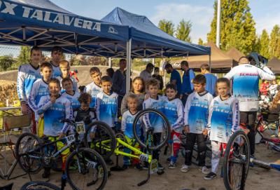 Oro y bronce para los pilotos del BMX Talavera en la Copa de Madrid