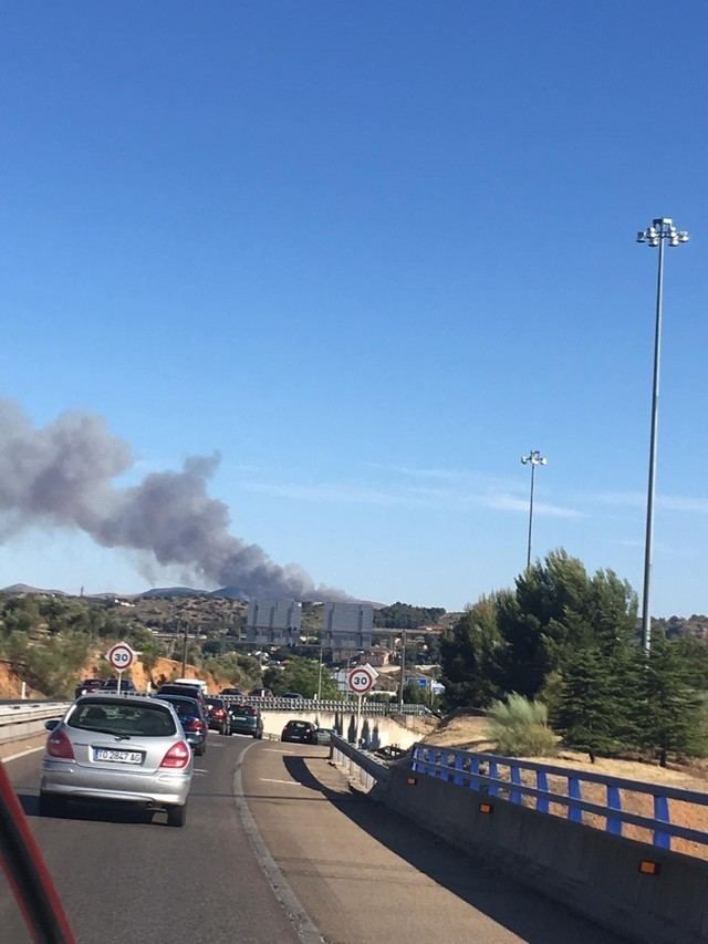 Extinguido el incendio de Burguillos de Toledo