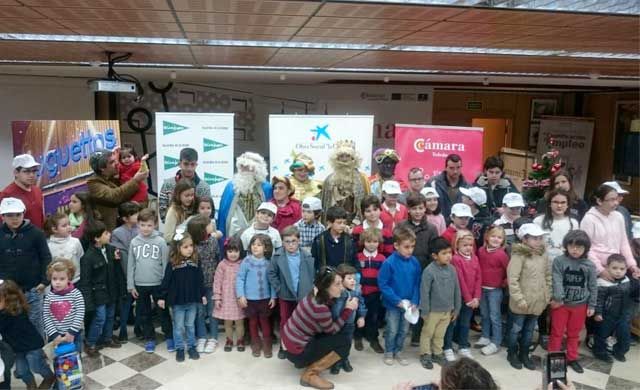 Los Reyes Magos llegan a la Cámara de Comercio, en Talavera