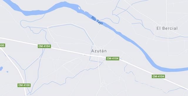 Captura de pantalla de Google Maps (Azután)