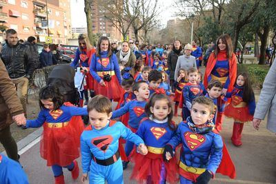 Los alumnos del 'Clemente Palencia' celebraron unos carnavales de superhéroes