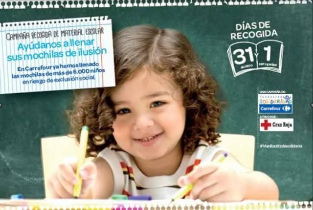 Carrefour y Cruz Roja promueven en Talavera la X edición de la ‘Vuelta al Cole Solidaria’